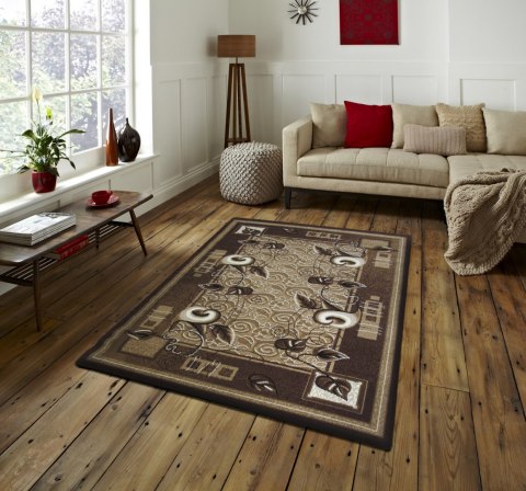 Dywan BCF Alfa 11 - brązowy 40 x 60 cm Dywan BCF Alfa 11 - brązowy 40 x 60 cm