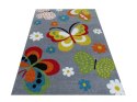Dywan Mondo 14 - szare MOTYLKI 200 x 290 cm