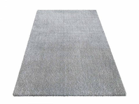 Dywan pluszowy shaggy do prania szary 120 x 170