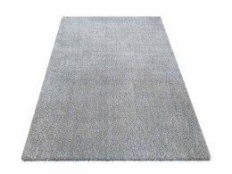 Dywan pluszowy shaggy do prania szary 200 x 290