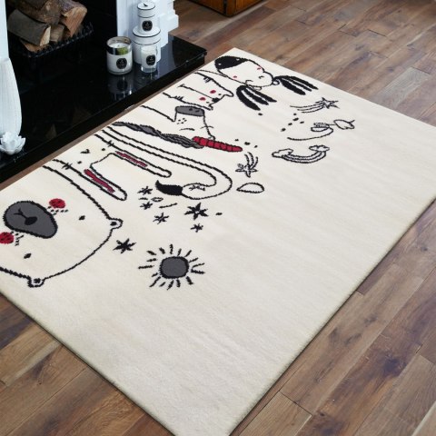 Dywan Soho 09 - jednorożec 120 x 170 cm biały Dywan Soho 09 - jednorożec 120 x 170 cm biały