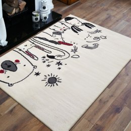 Dywan Dywan Soho 09 - jednorożec 80 x 150 cm biały