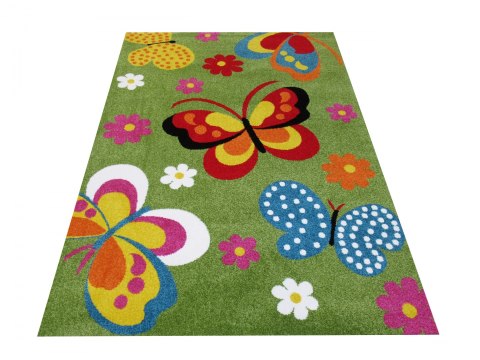 Dywan Mondo 14 - zielone MOTYLKI 400 x 500 cm Dywan Mondo 14 - zielone MOTYLKI 400 x 500 cm
