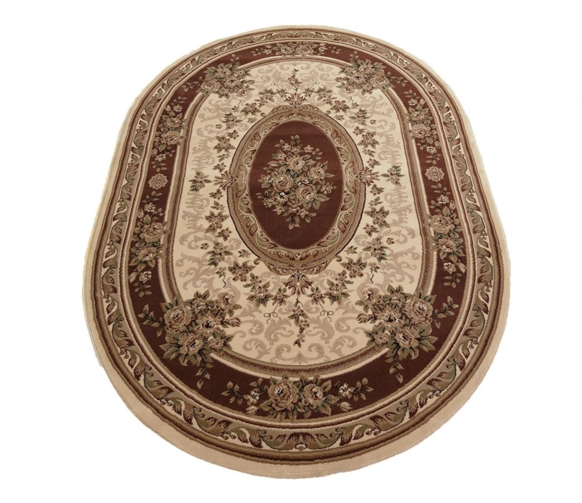 Dywan owalny Ekskluzywny 04 brązowy 160 x 220 cm Dywan owalny Ekskluzywny 04 brązowy 160 x 220 cm