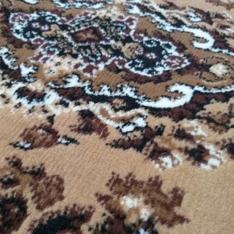 Dywan owalny BCF Alfa 06 brązowy rozeta 80 x 150 cm brązowy Dywan owalny BCF Alfa 06 brązowy rozeta 80 x 150 cm brązowy