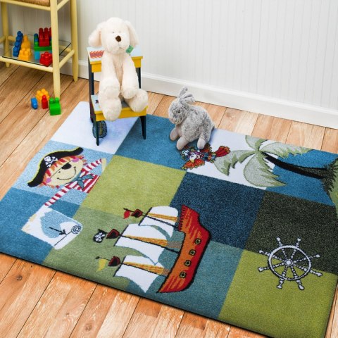 Dywan Mondo 01 PIRACI 160 x 220 cm niebieski Dywan Mondo 01 PIRACI 160 x 220 cm niebieski