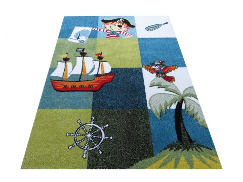 Dywan Mondo 01 PIRACI 400 x 500 cm niebieski Dywan Mondo 01 PIRACI 400 x 500 cm niebieski