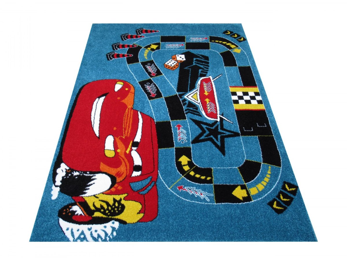 Dywan Mondo 06 AUTA 160 x 220 cm niebieski Dywan Mondo 06 AUTA 160 x 220 cm niebieski