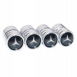 NAKRĘTKI na wentyle KAPTURKI MERCEDES Chrom