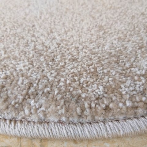 Dywan gęsty Portofino ATEST okrągły beżowy 80 cm Dywan gęsty Portofino ATEST okrągły beżowy 80 cm