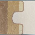Komplet łazienkowy Montana 01 beżowy Komplet (50 cm x 80 cm i 40 cm x 50 cm) beżowy