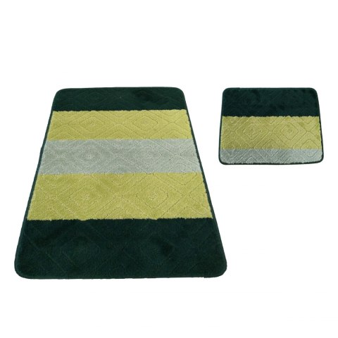Komplet łazienkowy Montana 03N zielony Komplet (50 cm x 80 cm i 40 cm x 50 cm) zielony Komplet łazienkowy Montana 03N zielony Komplet (50 cm x 80 cm i 40 cm x 50 cm) zielony