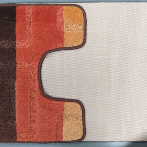 Komplet łazienkowy Montana 04N brązowy Komplet (50 cm x 80 cm i 40 cm x 50 cm) brązowy Komplet łazienkowy Montana 04N brązowy Komplet (50 cm x 80 cm i 40 cm x 50 cm) brązowy