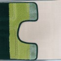 Komplet łazienkowy Montana 04N zielony Komplet (50 cm x 80 cm i 40 cm x 50 cm) zielony