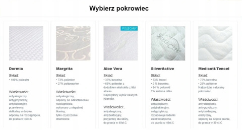 Materac pocket z kokosem i lateksem Nemezis Plus Materac pocket z kokosem i lateksem Nemezis Plus