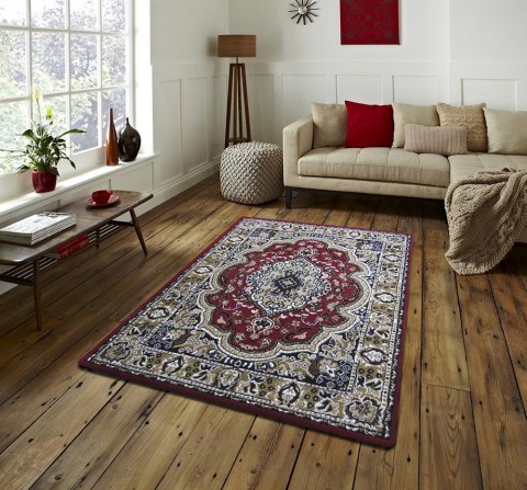 Dywan BCF Alfa 06 - czerwony 40 x 60 cm Dywan BCF Alfa 06 - czerwony 40 x 60 cm