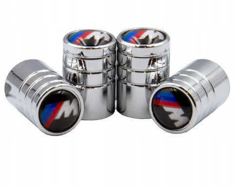 NAKRĘTKI na wentyle KAPTURKI BMW M Chrom NAKRĘTKI na wentyle KAPTURKI BMW M Chrom