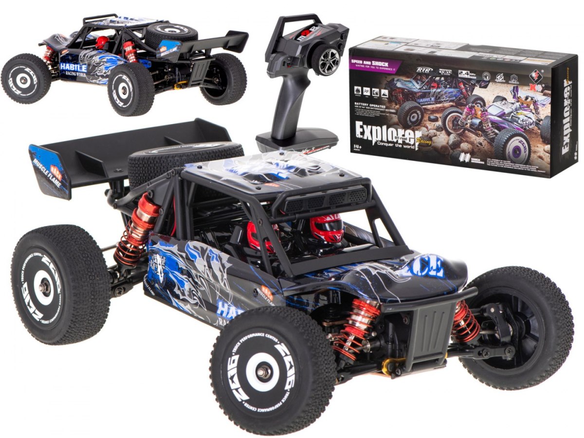 Samochód RC WLtoys 124018 2,4GHz 1:12 55km/h czarny Samochód RC WLtoys 124018 2,4GHz 1:12 55km/h czarny
