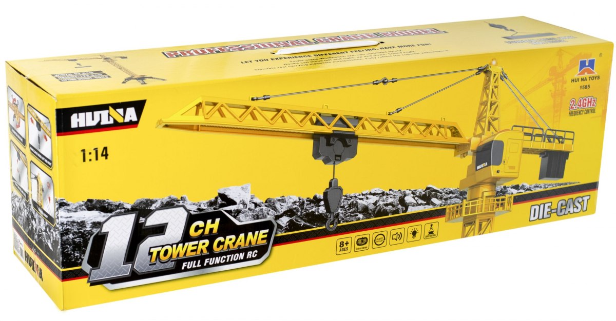 Dźwig Żuraw RC H-Toys 1585 12CH 2.4Ghz 1:14 Dźwig Żuraw RC H-Toys 1585 12CH 2.4Ghz 1:14