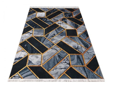 Dywan BLACK and GOLD do Prania 04b 120 x 180 cm Dywan BLACK and GOLD do Prania 04b 120 x 180 cm
