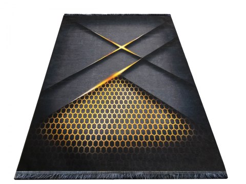 Dywan BLACK and GOLD do Prania 05b 120 x 180 cm