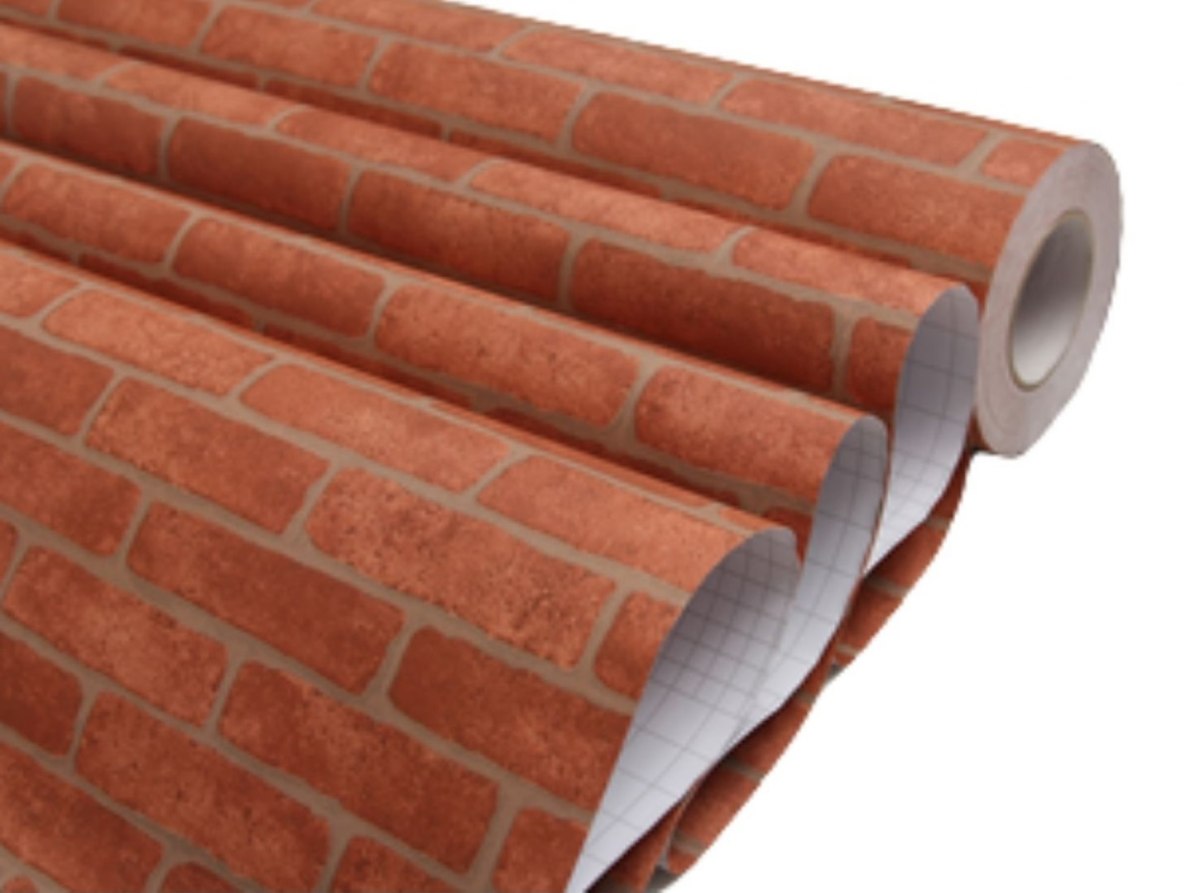 Folia rolka samoprzylepna okleina tapeta cegła 1,22x50m Folia rolka samoprzylepna okleina tapeta cegła 1,22x50m