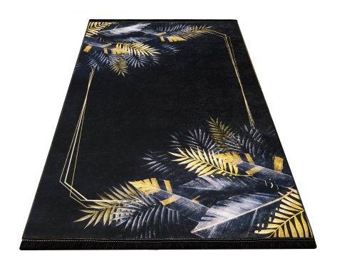 Dywan BLACK and GOLD do Prania 01b 60 x 100 cm