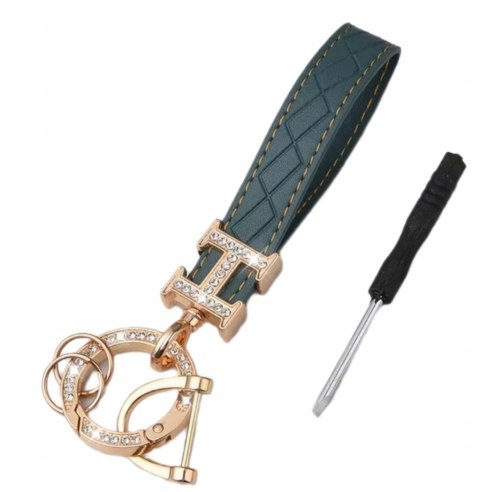 BRELOK BRELOCZEK DIAMENTY CYRKONIE SKÓRA PREMIUM BRELOK BRELOCZEK DIAMENTY CYRKONIE SKÓRA PREMIUM