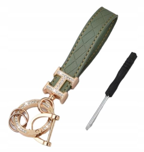 BRELOK BRELOCZEK DIAMENTY CYRKONIE SKÓRA PREMIUM BRELOK BRELOCZEK DIAMENTY CYRKONIE SKÓRA PREMIUM