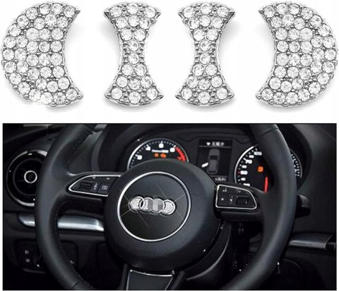 DIAMENTOWA NAKLEJKA NA KIEROWNICĘ LOGO AUDI DIAMENTOWA NAKLEJKA NA KIEROWNICĘ LOGO AUDI