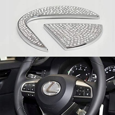 DIAMENTOWA NAKLEJKA NA KIEROWNICĘ LOGO LEXUS BIG DIAMENTOWA NAKLEJKA NA KIEROWNICĘ LOGO LEXUS BIG