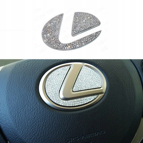 DIAMENTOWA NAKLEJKA NA KIEROWNICĘ LOGO LEXUS DIAMENTOWA NAKLEJKA NA KIEROWNICĘ LOGO LEXUS