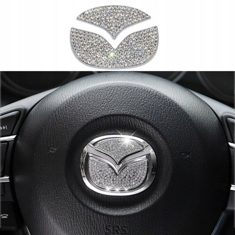 DIAMENTOWA NAKLEJKA NA KIEROWNICĘ LOGO MAZDA DIAMENTOWA NAKLEJKA NA KIEROWNICĘ LOGO MAZDA