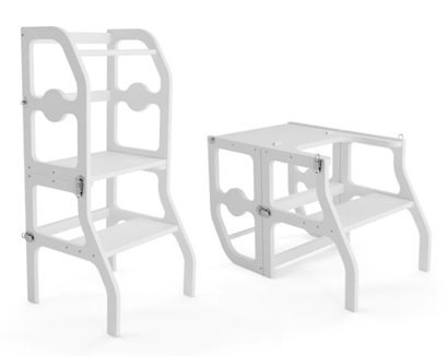 Kitchen helper 2w1 pomocnik kuchenny + stolik biały Kitchen helper 2w1 pomocnik kuchenny + stolik biały