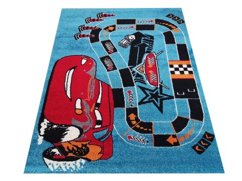 Dywan Mondo 106 AUTA 200 x 290 cm niebieski Dywan Mondo 106 AUTA 200 x 290 cm niebieski