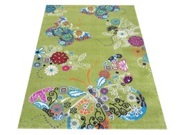 Dywan Mondo 114 Zielony MOTYLKI 300 x 400 cm