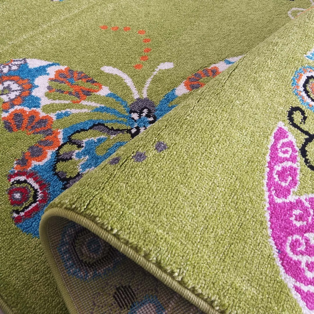 Dywan Mondo 114 Zielony MOTYLKI 300 x 400 cm Dywan Mondo 114 Zielony MOTYLKI 300 x 400 cm