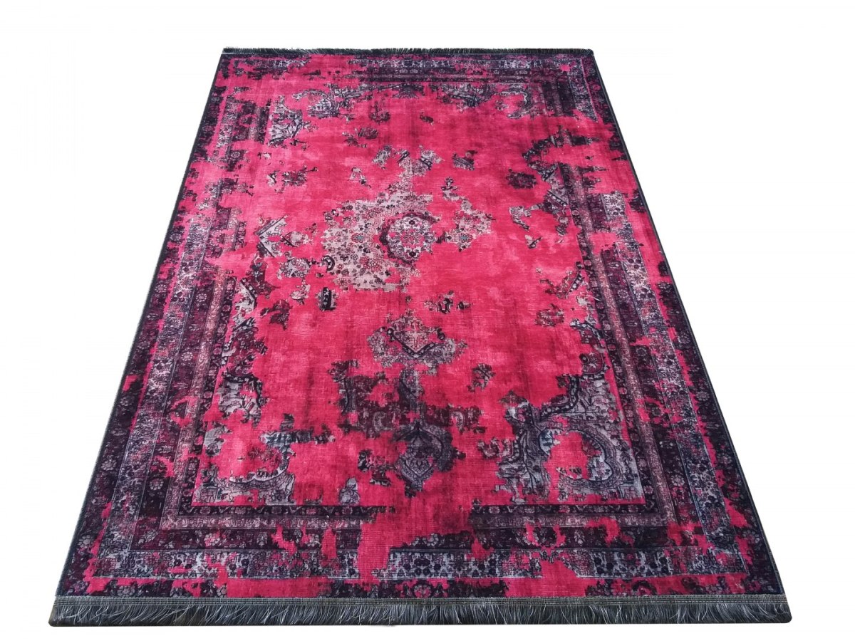 Dywan do prania VINTAGE CZERWONY 160 x 230 cm Dywan do prania VINTAGE CZERWONY 160 x 230 cm