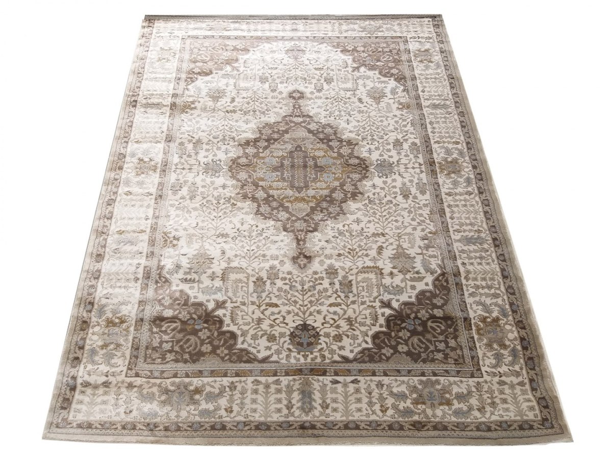 Dywan nowoczesny Milas Soft Shrink PRL 02A-KK - beżowo - brązowy 200 x 290 cm beżowy Dywan nowoczesny Milas Soft Shrink PRL 02A-KK - beżowo - brązowy 200 x 290 cm beżowy