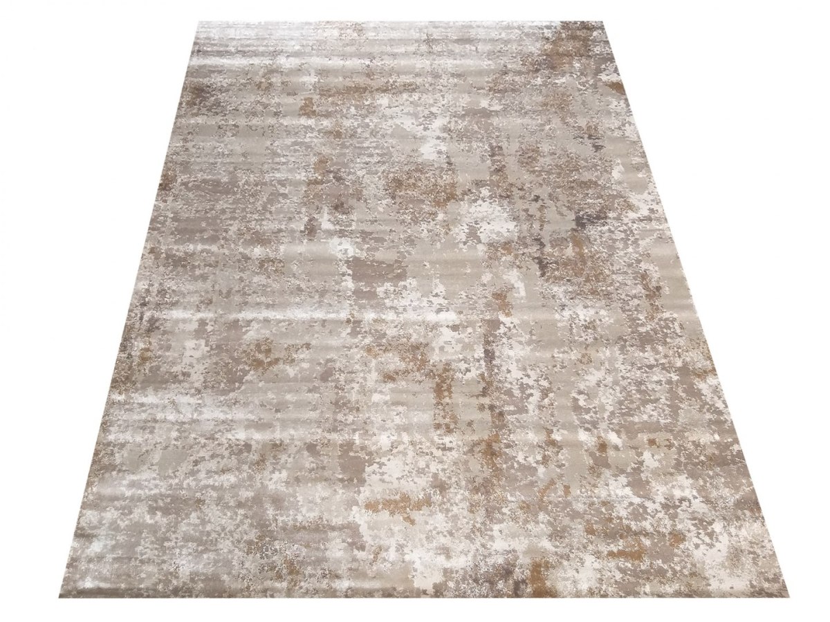 Dywan nowoczesny Milas Soft Shrink PRL 07C-KA - beżowo - brązowy 240 x 330 cm beżowy Dywan nowoczesny Milas Soft Shrink PRL 07C-KA - beżowo - brązowy 240 x 330 cm beżowy