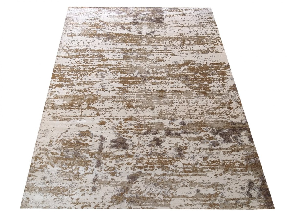 Dywan nowoczesny Milas Soft Shrink PRL 09A-KK - beżowo - brązowy 200 x 290 cm beżowy Dywan nowoczesny Milas Soft Shrink PRL 09A-KK - beżowo - brązowy 200 x 290 cm beżowy
