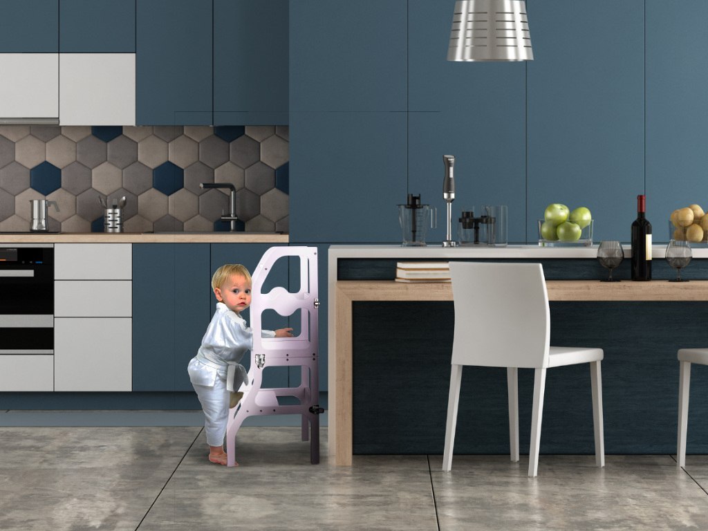 Kitchen helper 2w1 pomocnik kuchenny + stolik biały Kitchen helper 2w1 pomocnik kuchenny + stolik biały