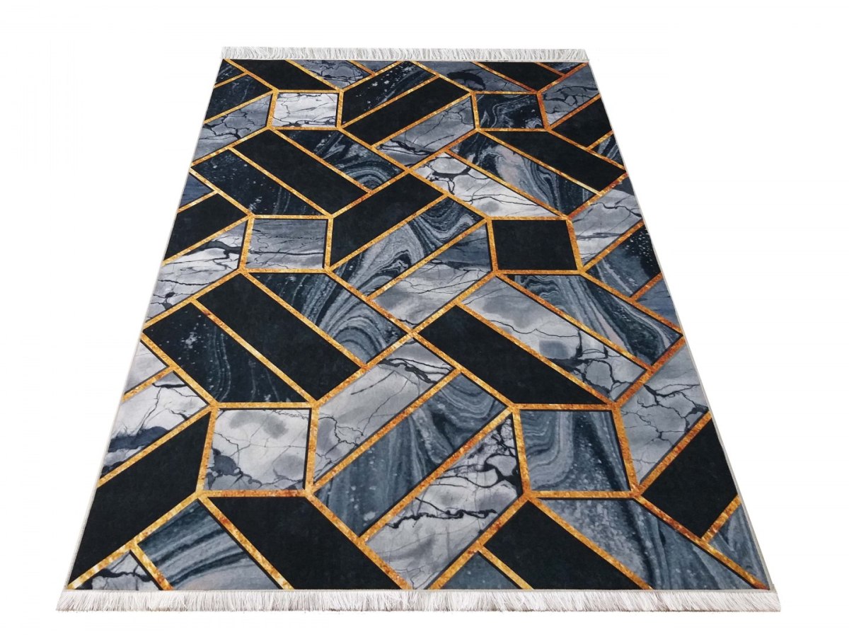 Dywan BLACK and GOLD 04 180 x 280 cm czarny Dywan BLACK and GOLD 04 180 x 280 cm czarny