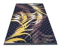 Dywan BLACK and GOLD 08 180 x 280 cm czarny