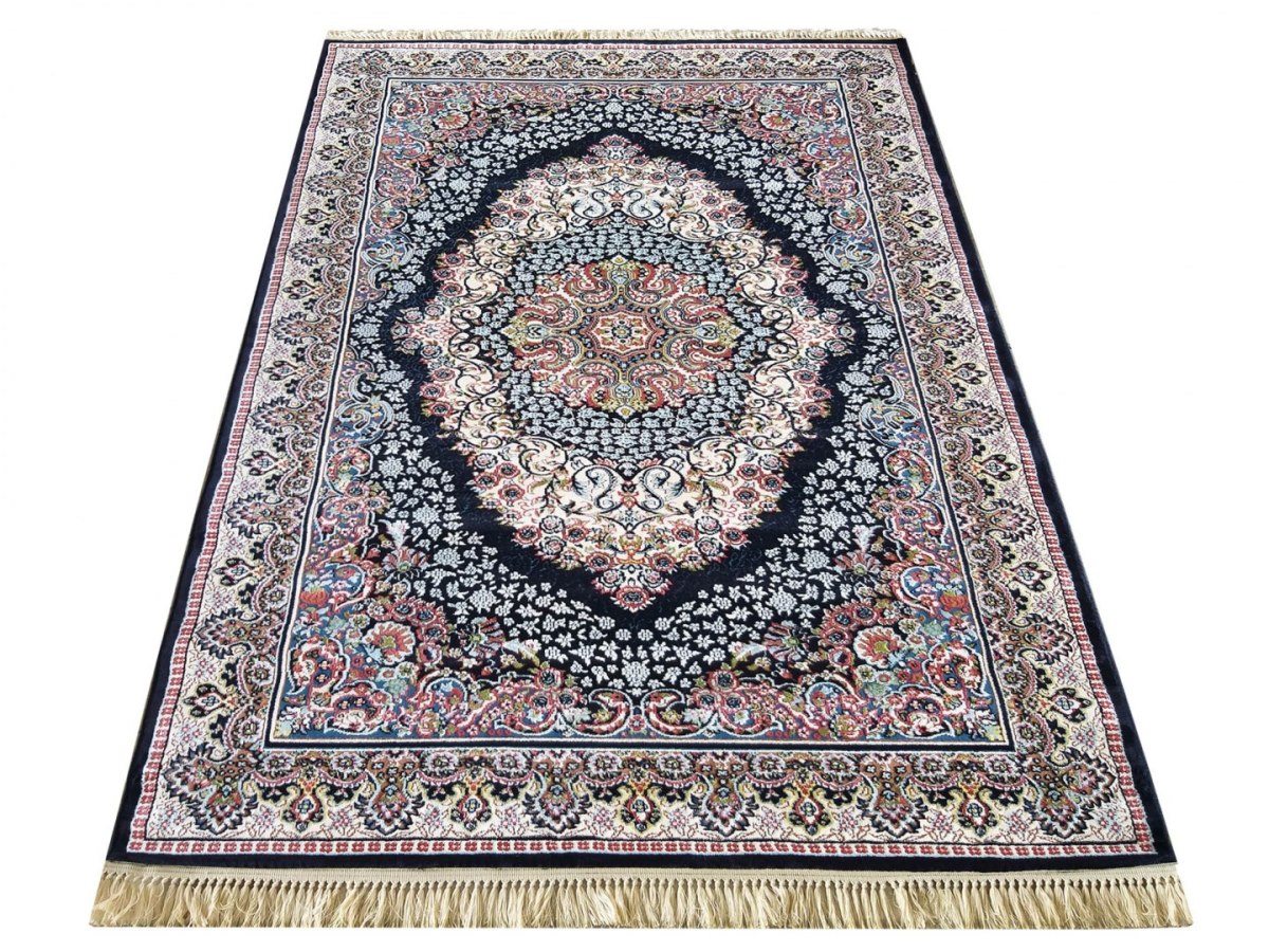 Dywan LUXURY IRANI 3671A CIEMNY GRANAT 200 x 300 cm granatowy Dywan LUXURY IRANI 3671A CIEMNY GRANAT 200 x 300 cm granatowy