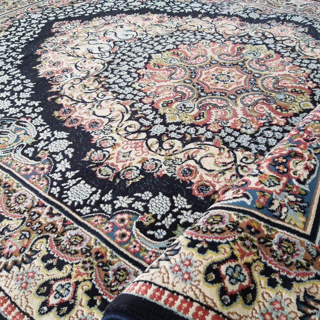 Dywan LUXURY IRANI 3671A CIEMNY GRANAT 200 x 300 cm granatowy Dywan LUXURY IRANI 3671A CIEMNY GRANAT 200 x 300 cm granatowy