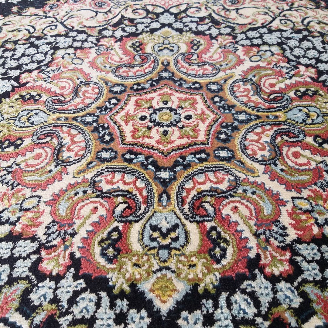 Dywan LUXURY IRANI 3671A CIEMNY GRANAT 200 x 300 cm granatowy Dywan LUXURY IRANI 3671A CIEMNY GRANAT 200 x 300 cm granatowy