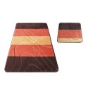 Komplet łazienkowy Montana 05 Brązowy Komplet (50 cm x 80 cm i 40 cm x 50 cm) brązowy