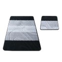 Komplet łazienkowy Montana 05 Czarny Komplet (50 cm x 80 cm i 40 cm x 50 cm) czarny