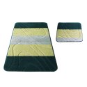 Komplet łazienkowy Montana 05 Zielony Komplet (50 cm x 80 cm i 40 cm x 50 cm) zielony